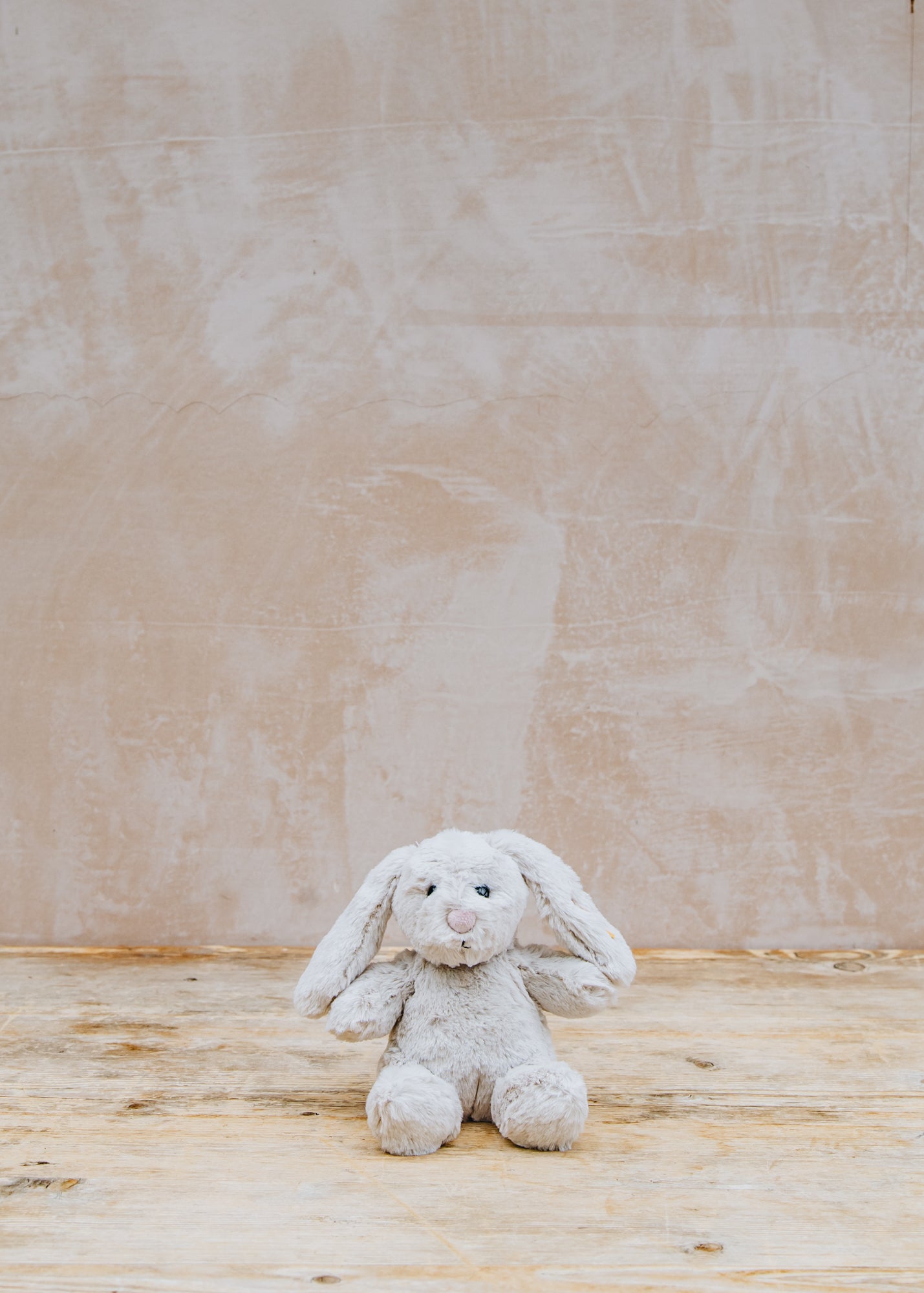 Hoppie Rabbit 18cm in Light Grey