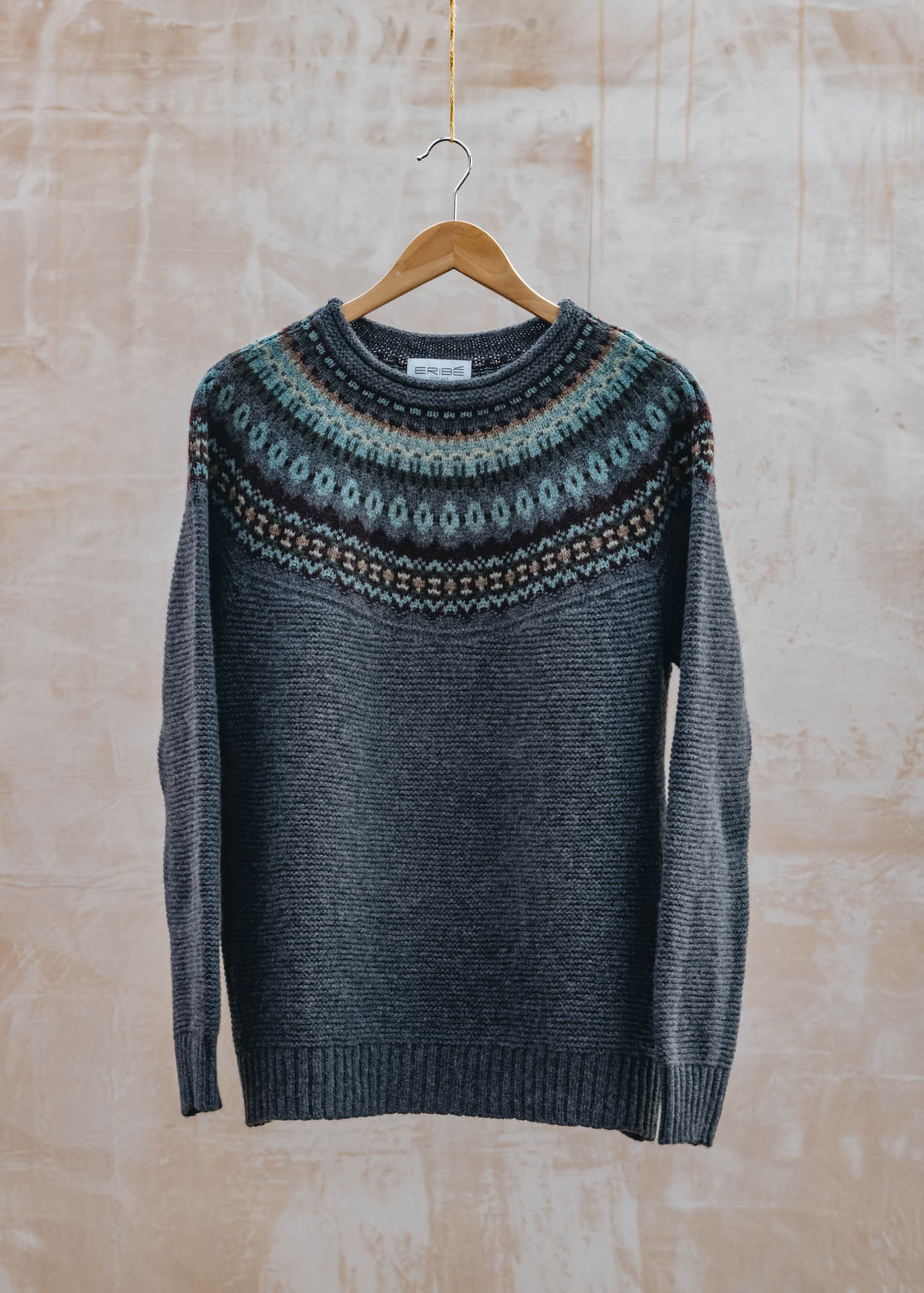 Eribé Stoneybrek Sweater in Selkie