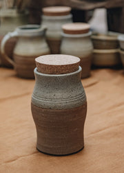 Large Stoneware Stoppered Jar