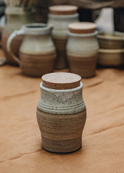 Small Stoneware Stoppered Jar