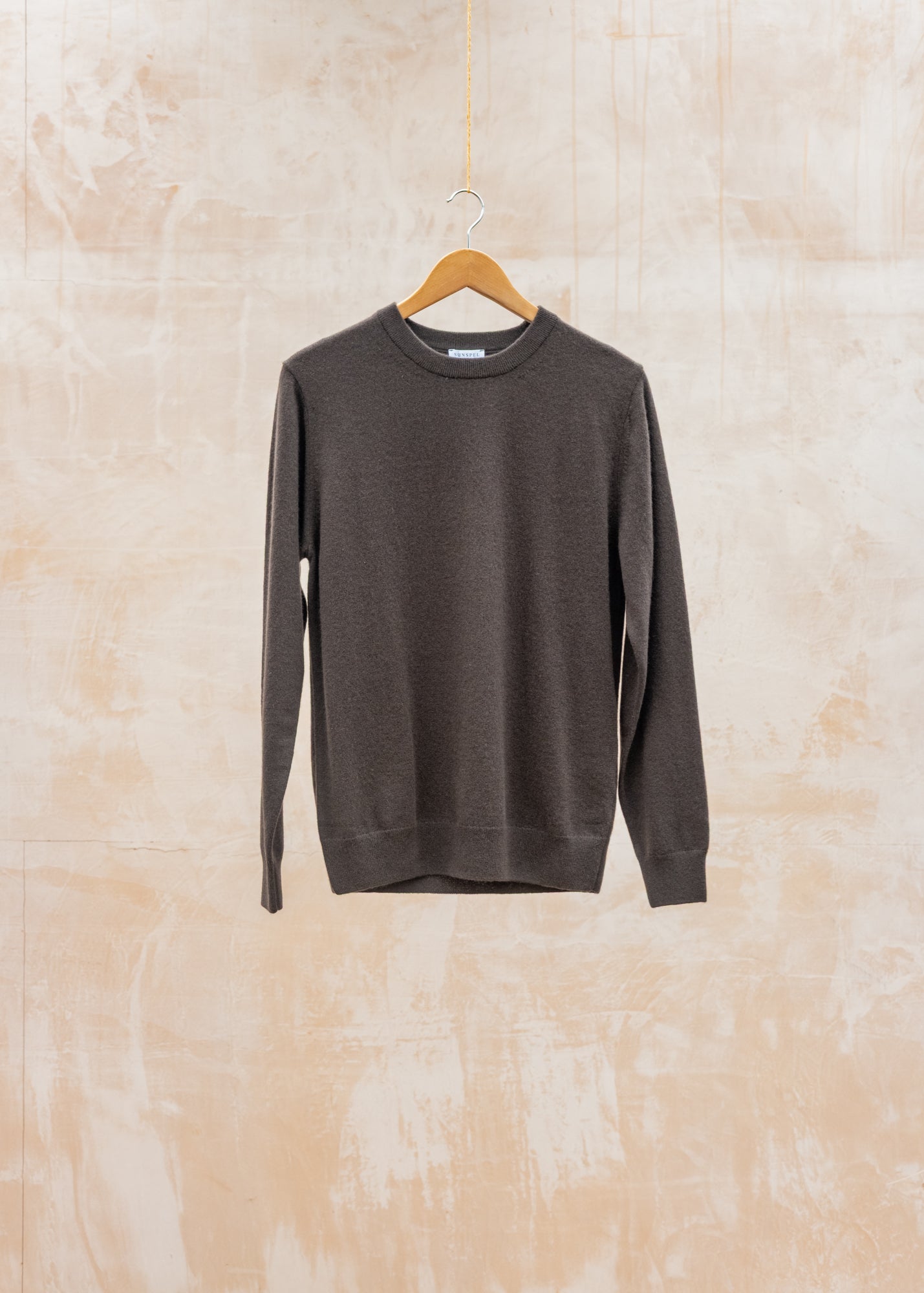 Cashmere Crew Neck in Truffle