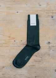 Cotton Socks in Holly Green