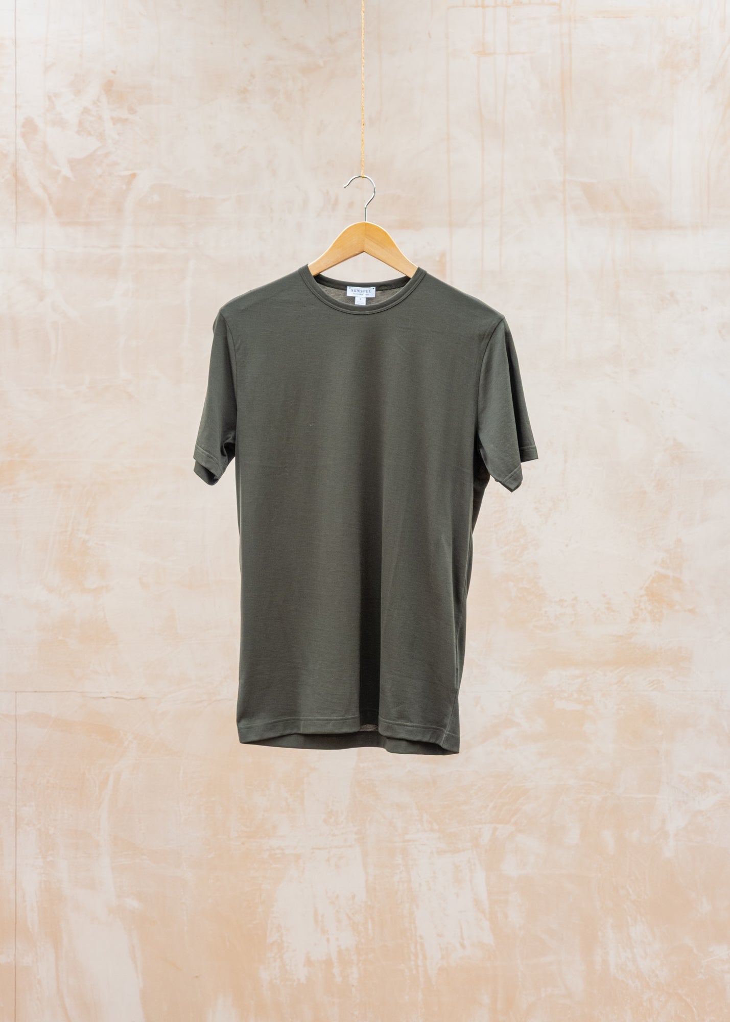 Crew Neck T-Shirt in Dark Green