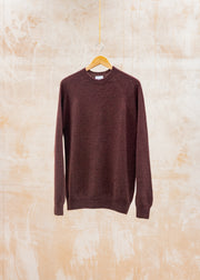 Lambswool Crew Neck in Bakelite Twist
