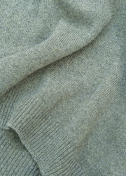 Sunspel Lambswool Crew Neck in Sea Moss