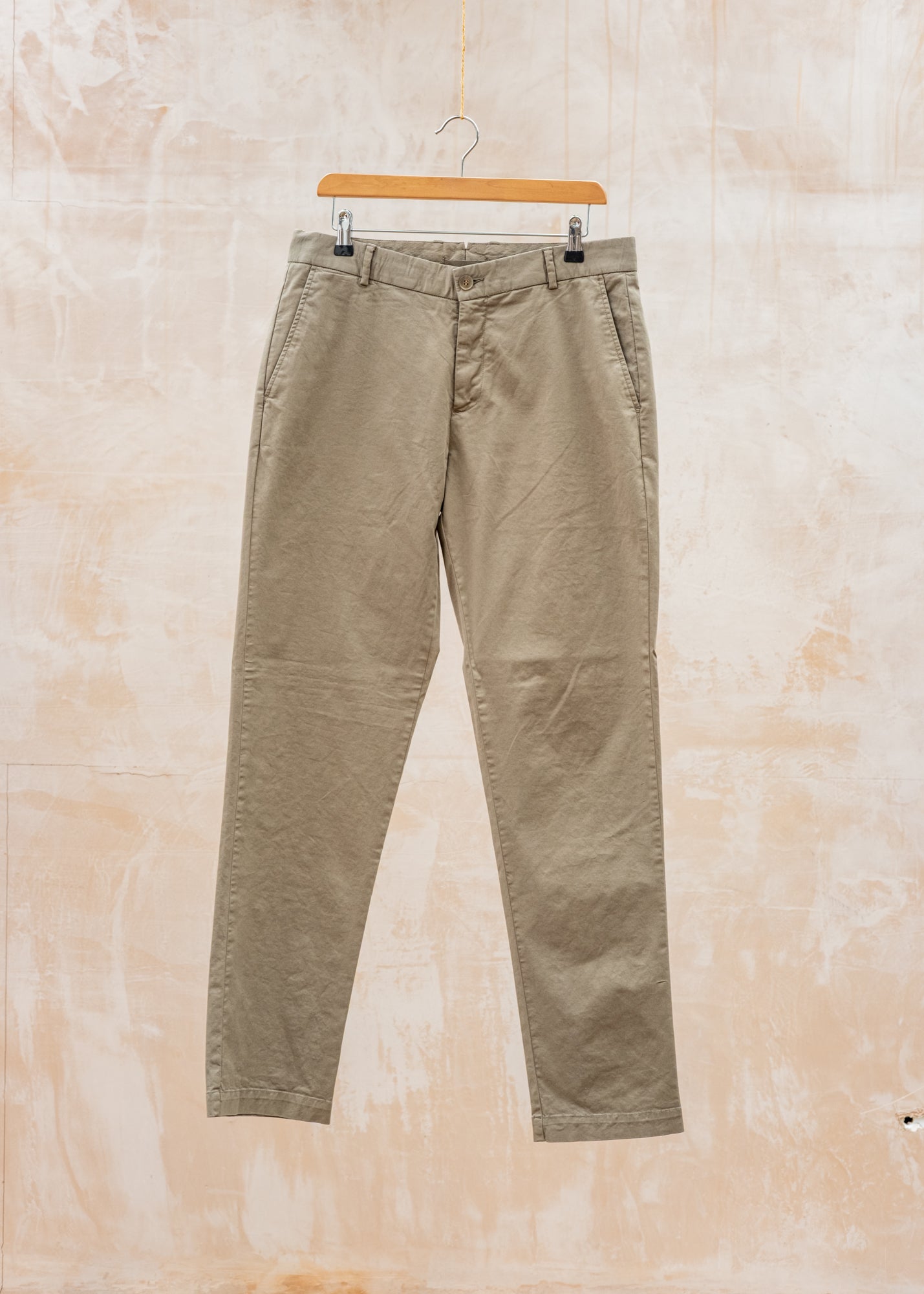 Regular Fit Chinos in Dark Stone