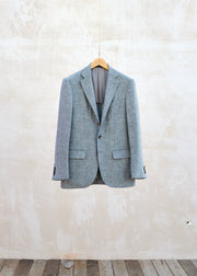 Trunk Clothiers Light Grey Lightweight Tweed Blazer - L