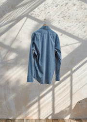 Kenny Ryder Thom Sweeney Grey Light Cotton Flannel Button-Down - XL