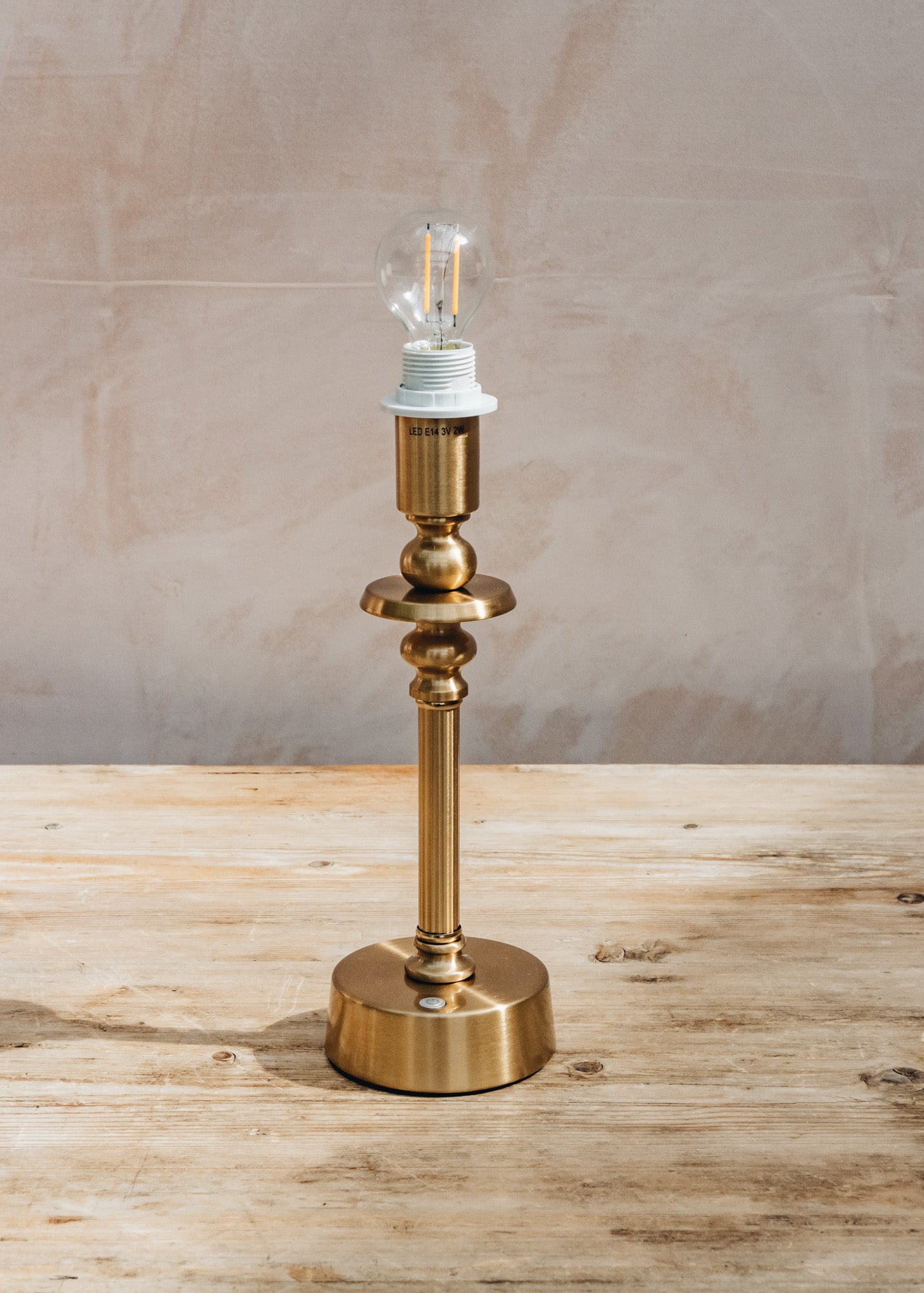 Pooky Rechargeable Phileas Brass Table Lamp