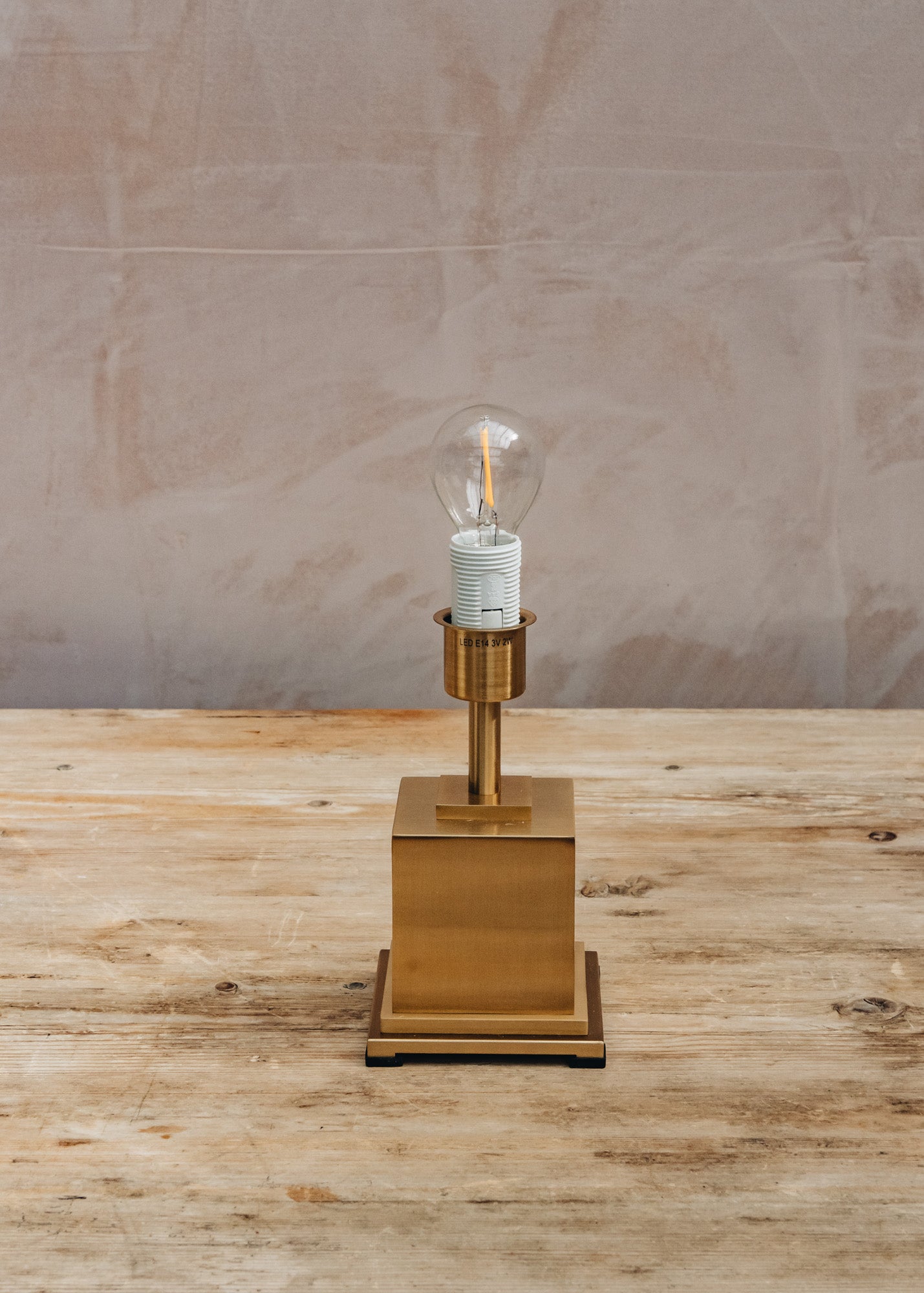 Rechargeable Walter Brass Table Lamp