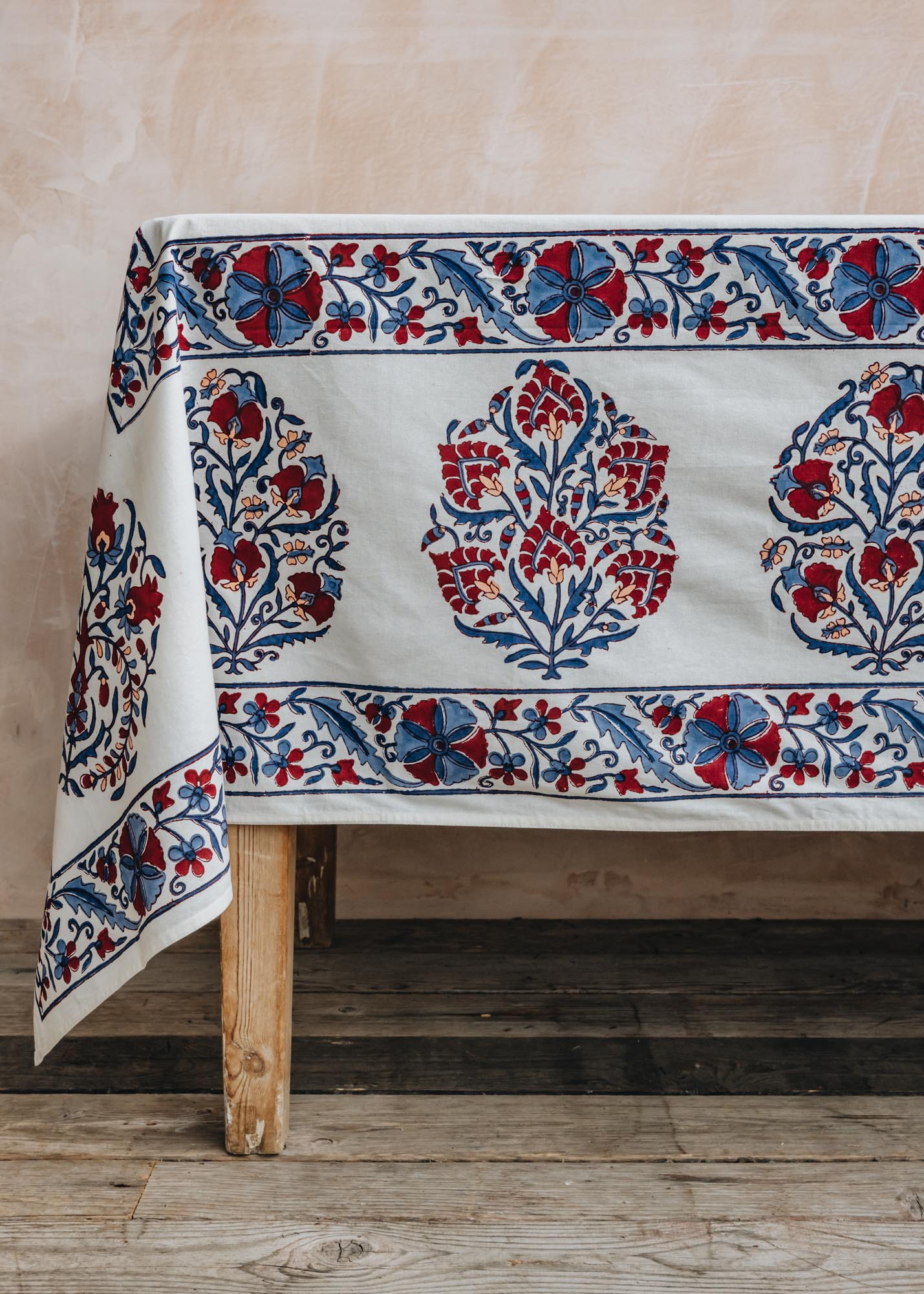 Bungalow Rosette Indigo Tablecloth