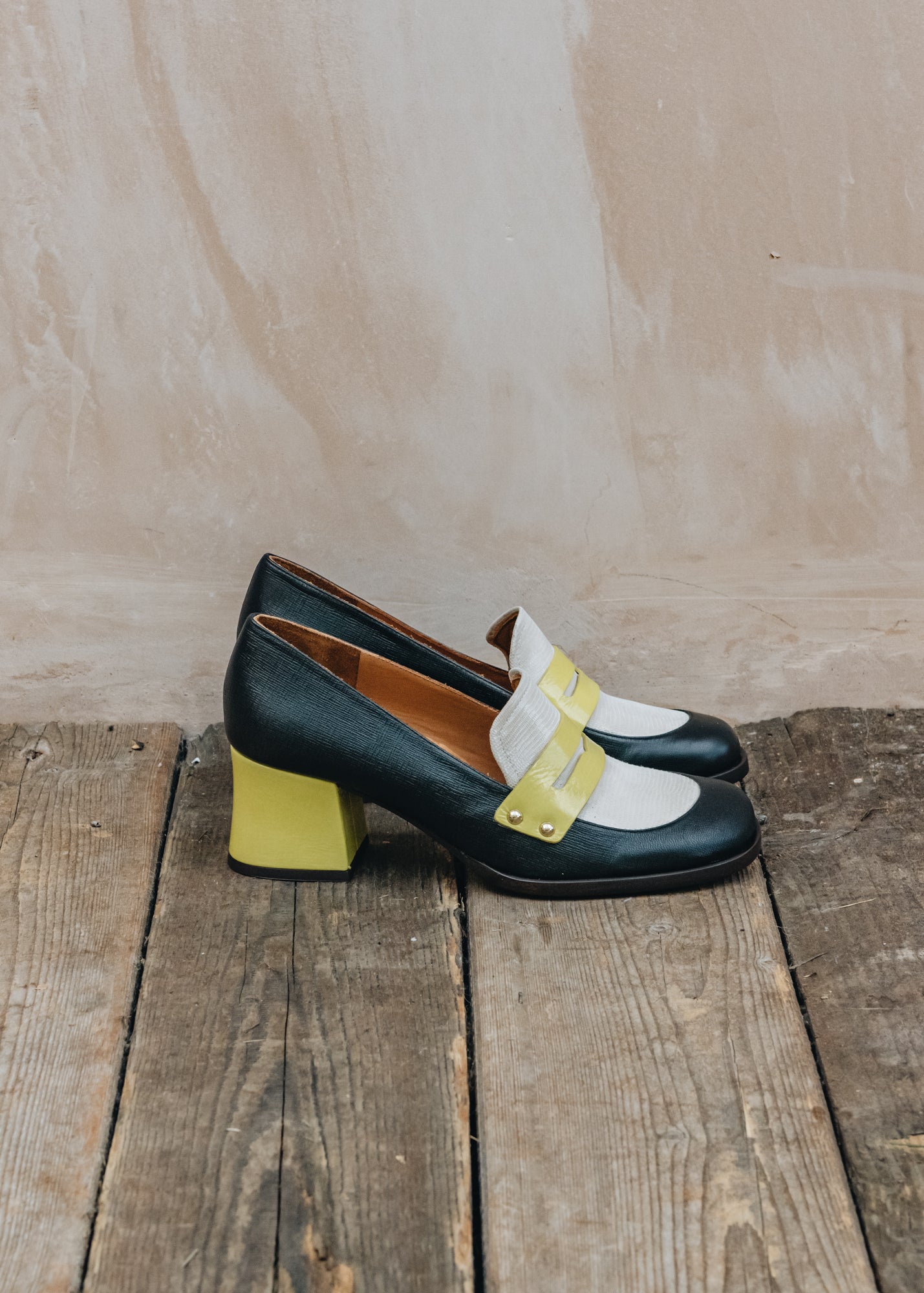 Birkenstock Chie Mihara Tadeo Shoe in Leche Sucre Lima