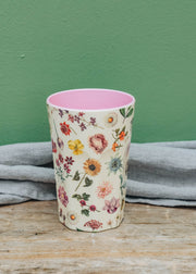 Rice Tall Melamine Cup in Floras Dream