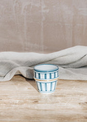 Tanger Blue and Grey Espresso Point Cup