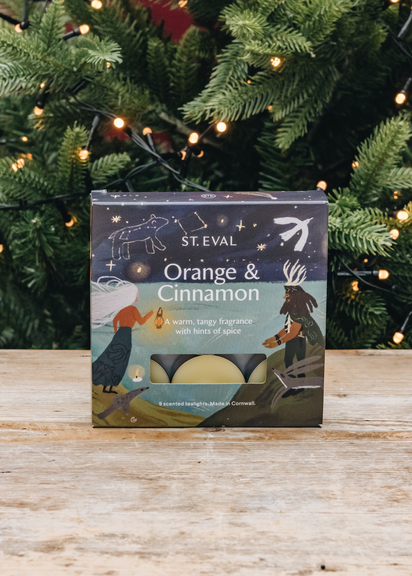 Scented Tealights in Orange and Cinnamon