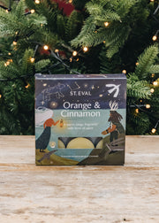 Scented Tealights in Orange and Cinnamon