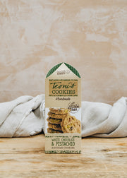 Gluten Free White Chocolate and Pistachio Oat Crumble Cookies, 200g