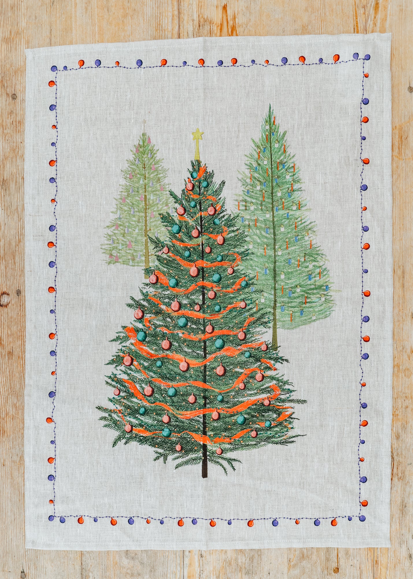 Kitchen Towel in Fairy Trees Three