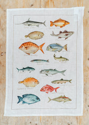 Kitchen Towel in La Mer Pesci