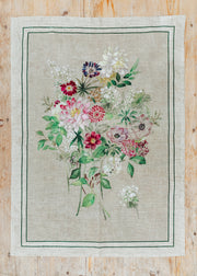 Kitchen Towel in La Vie en Rose in Verde Rope