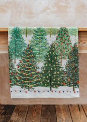 Tablecloth Runner in Fairy Trees, 45x170cm