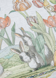 Tessitura Toscana Telerie Tablecloth in Bunny Garden Mezzero, 180x280cm