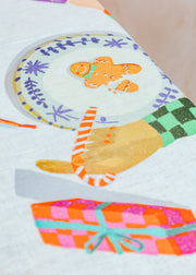 Tessitura Toscana Telerie Tablecloth in Hands On Christmas