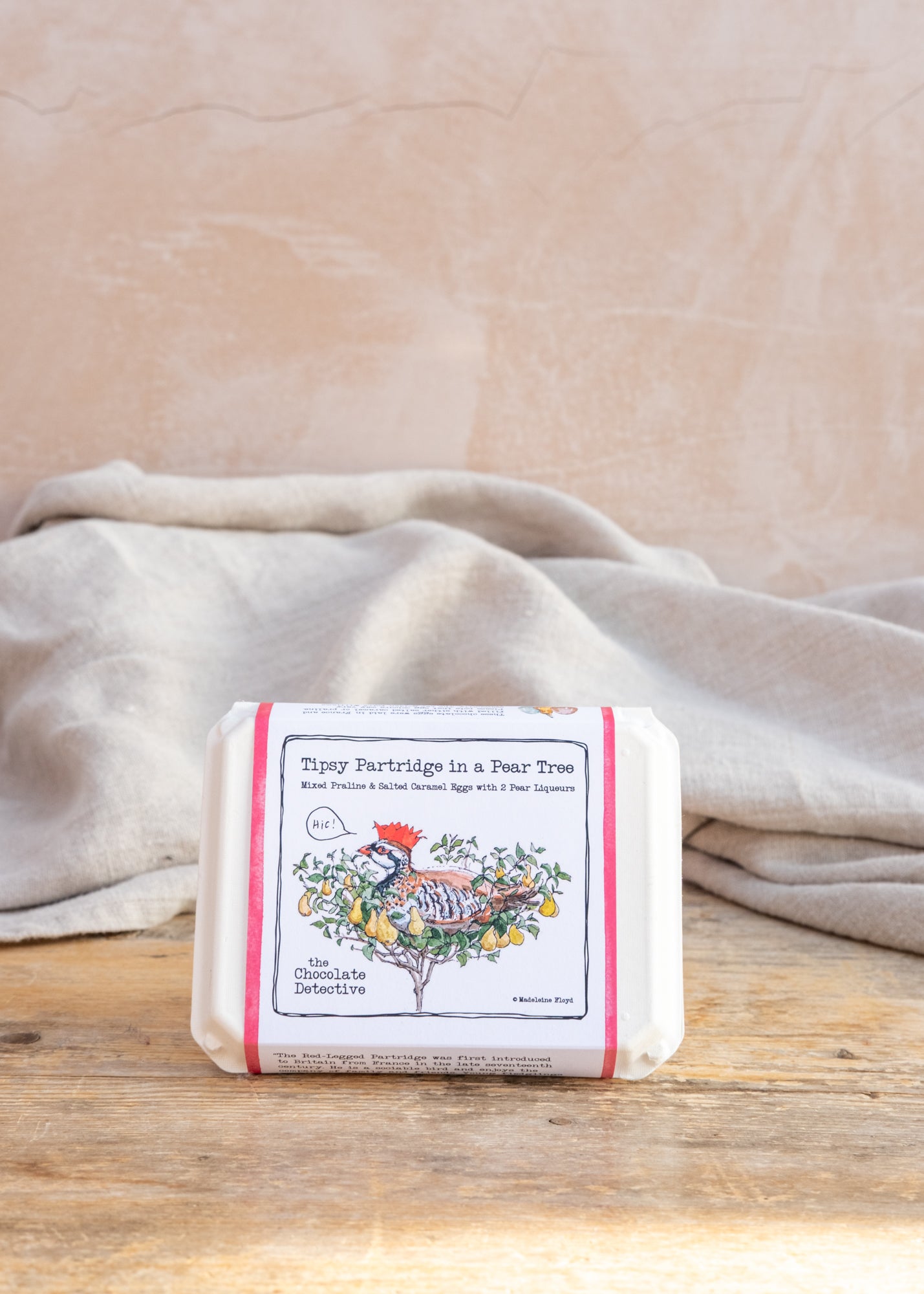 Tipsy Partridge in a Pear Tree Eggs, twelve pieces