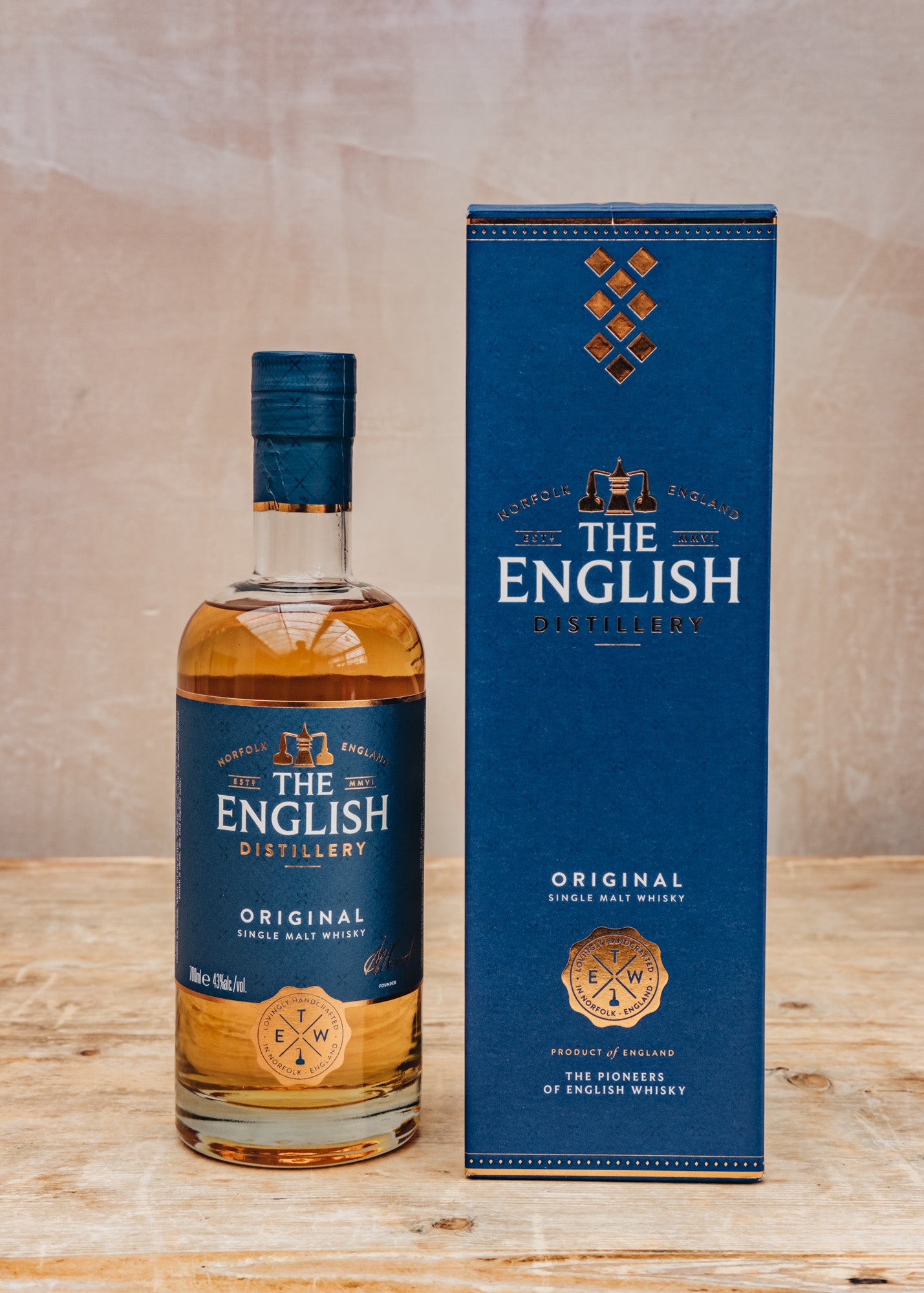 The English Distillery The English Original Single Malt Whisky, 70cl