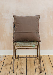The Kilim Co. Large Kilim Cushion, Style A (Flowers)