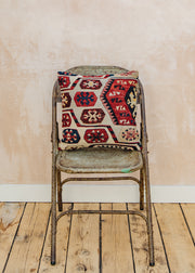 The Kilim Co. Small Kilim Cushion, Style A (Circles)