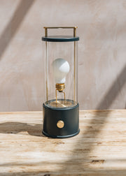 The Muse Portable Indoor/Outdoor Lamp in Hackles Black