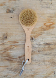Classic Dry and Wet Body Brush with Short Handle