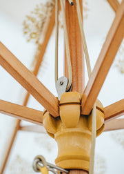 Titania Kiki Booti Moss Centre Pole Parasol