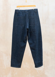 TOAST Japanese Denim Trousers in Indigo