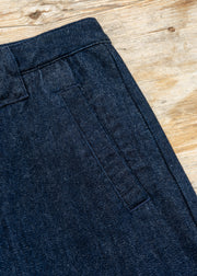 TOAST Japanese Denim Trousers in Indigo