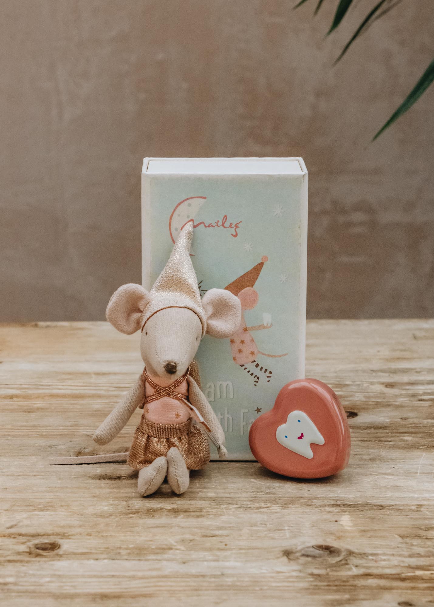 Maileg Tooth Fairy Mouse in Blue Box