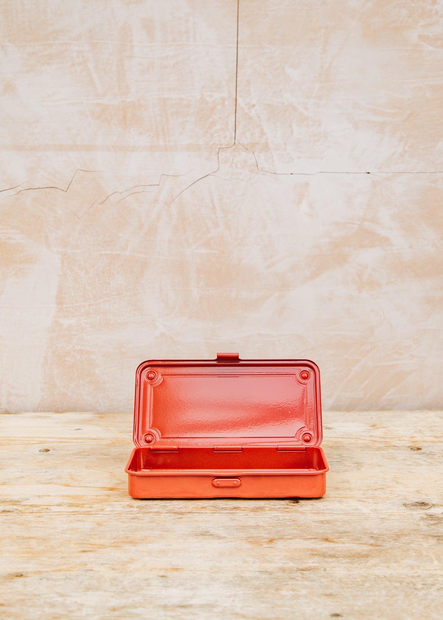 Toyo Trunk Shape Tool Box in Red 192