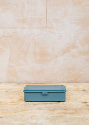 Trunk Shaped Tool Box in Duck Egg