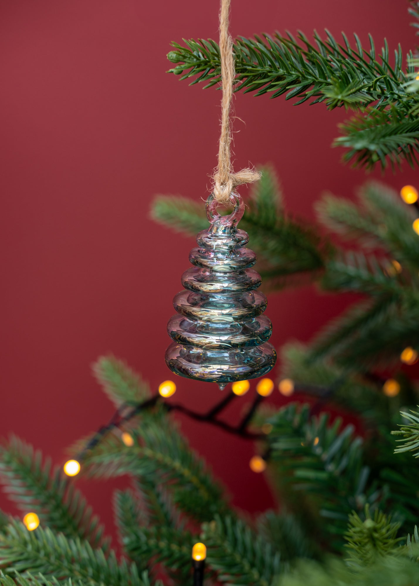 Christmas Tree Bauble in Green