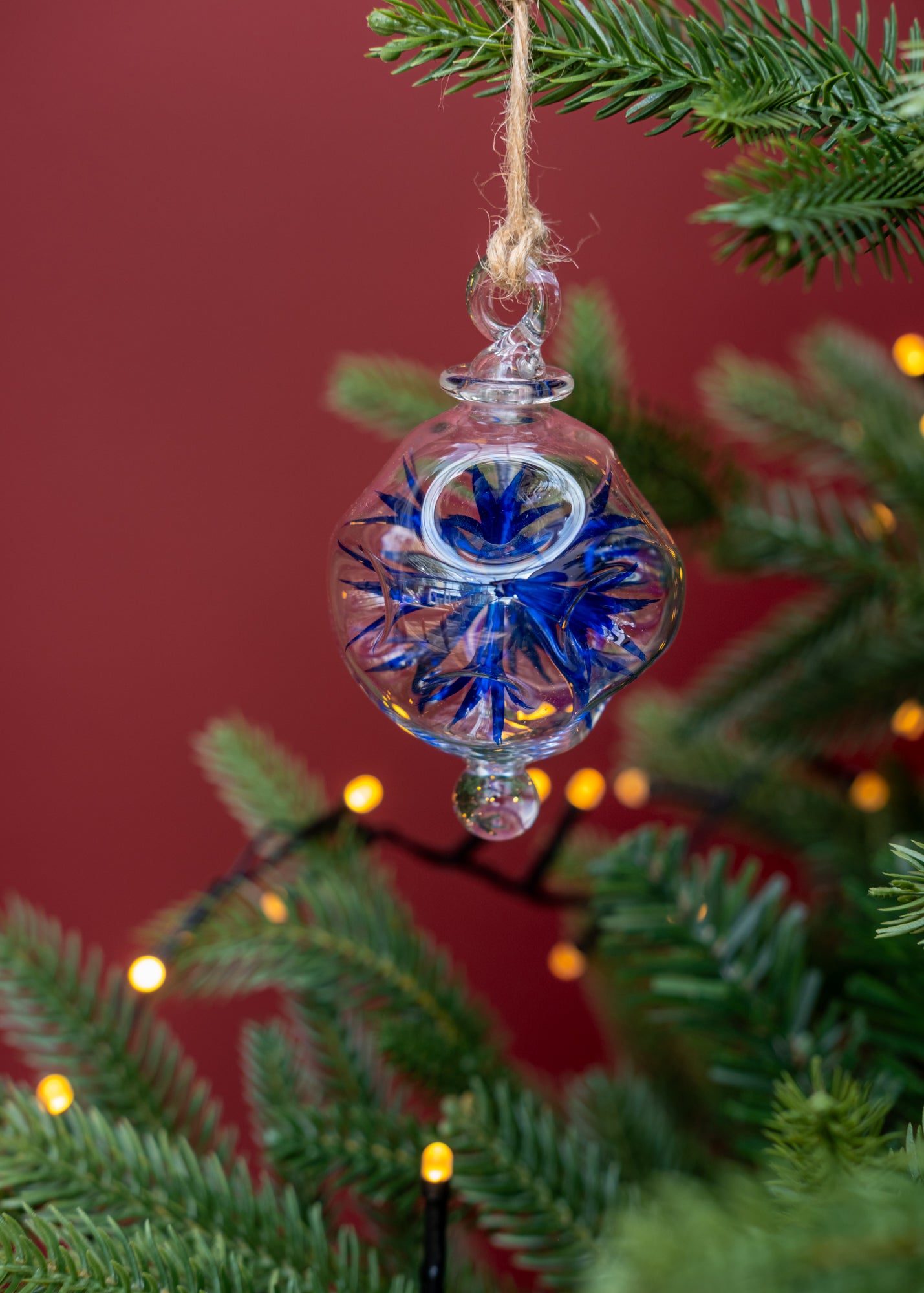 Small Fiesta Bauble in Blue
