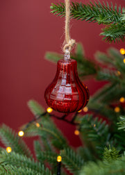 Fig Bauble in Red