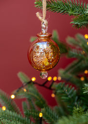 Small Halo Bauble in Gold