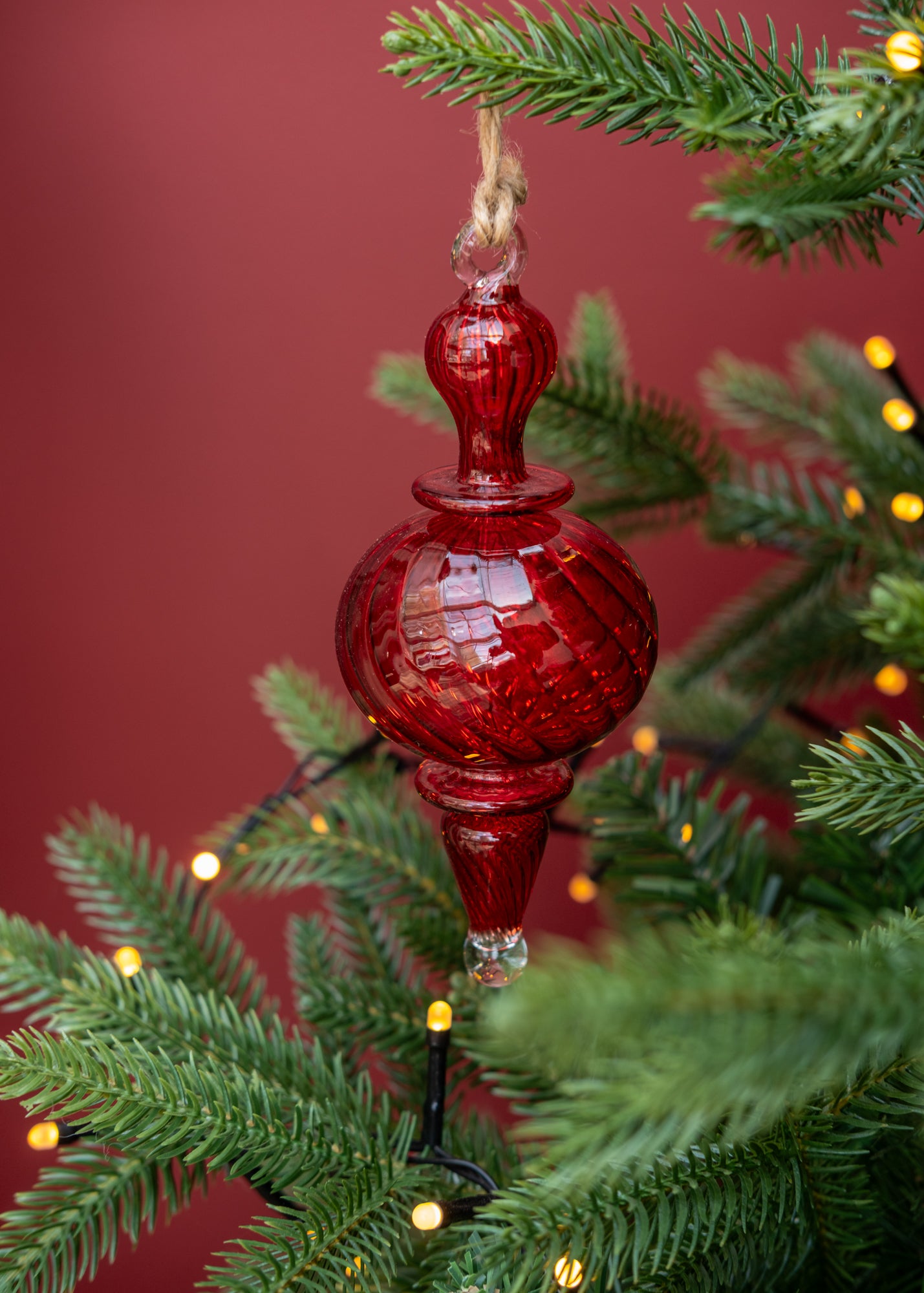 India Bauble in Red