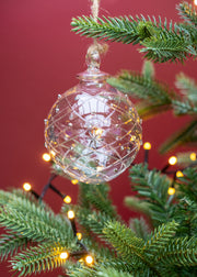 Pearls and Stars Bauble in Silver