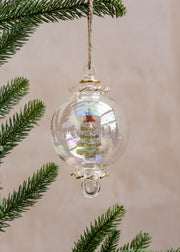 Unique Treasures Tree and Ball Glass Bauble