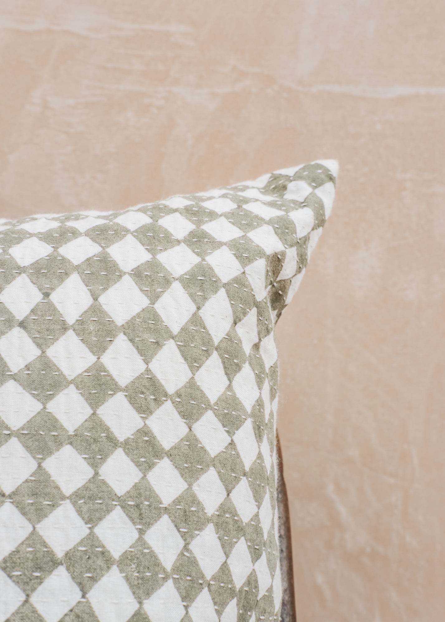 AfroArt Triangle Grey Cushion