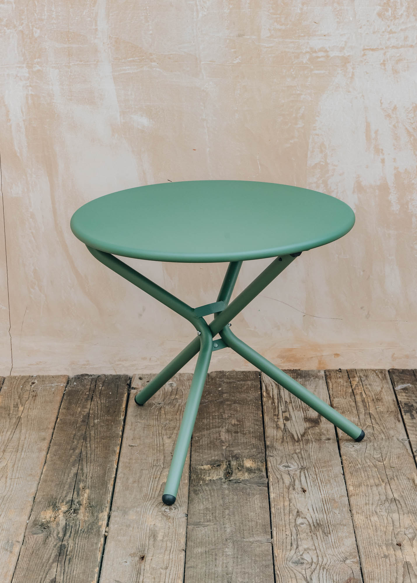 Fiam Spa Tris Round Table in Sage Green
