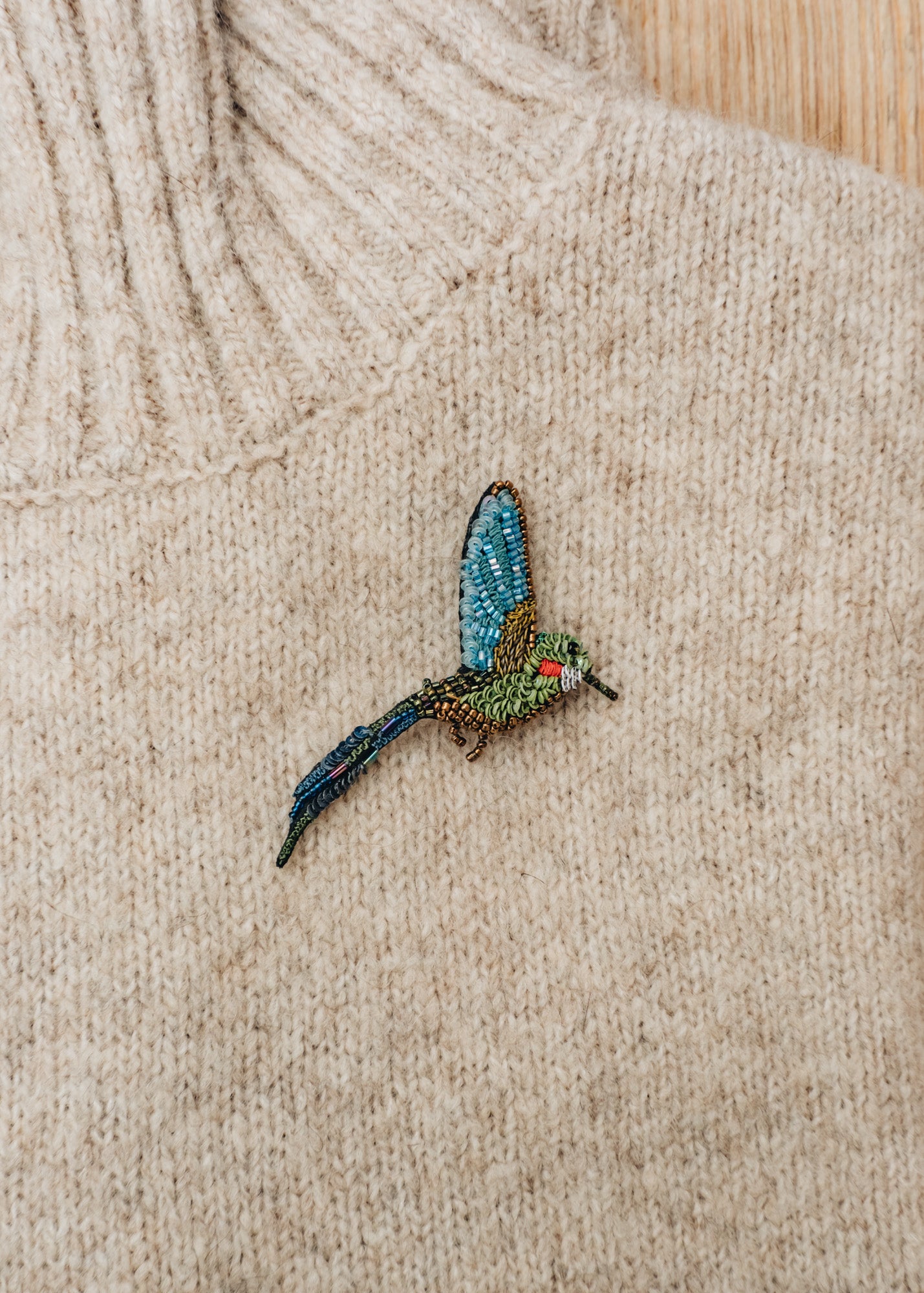 Trovelore Tropical Hummingbird Brooch
