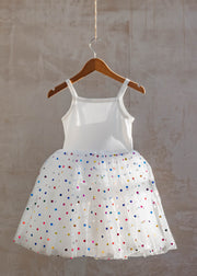 Bob & Blossom Tutu Dress in Vanilla Spot